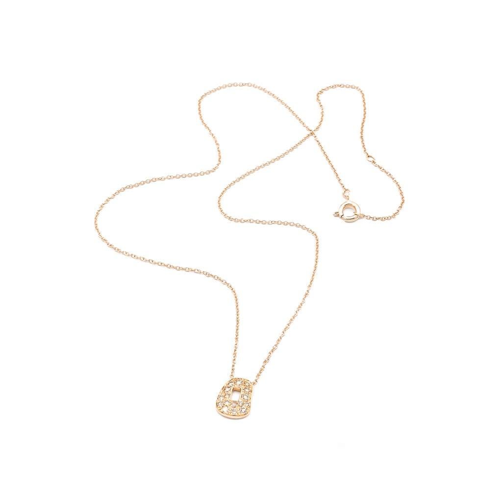 Ciondolo Mini Puzzle di Mattioli in oro rosa e zaffiri rosa in vendita 2