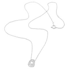 Mattioli Mini Puzzle Pendant in white gold and black diamonds