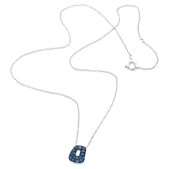 Ciondolo Mini Puzzle di Mattioli in oro bianco e diamanti neri In condizioni Nuovo in vendita a Bilbao, ES