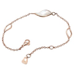 Mattioli Navettes Bracelet in 18K Rose Gold & Natural Mother Of Pearl