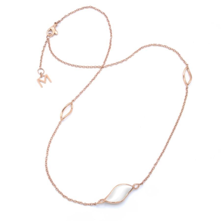 Mattioli Navettes Necklace in 18 K Rose Gold and Mother of Pearl 
Measure: 45 cm  17,71  inches

Important information for this ORDER !
Request availability if in stock inmediate shipping
If need production time is 4-5 weeks 

READY TO