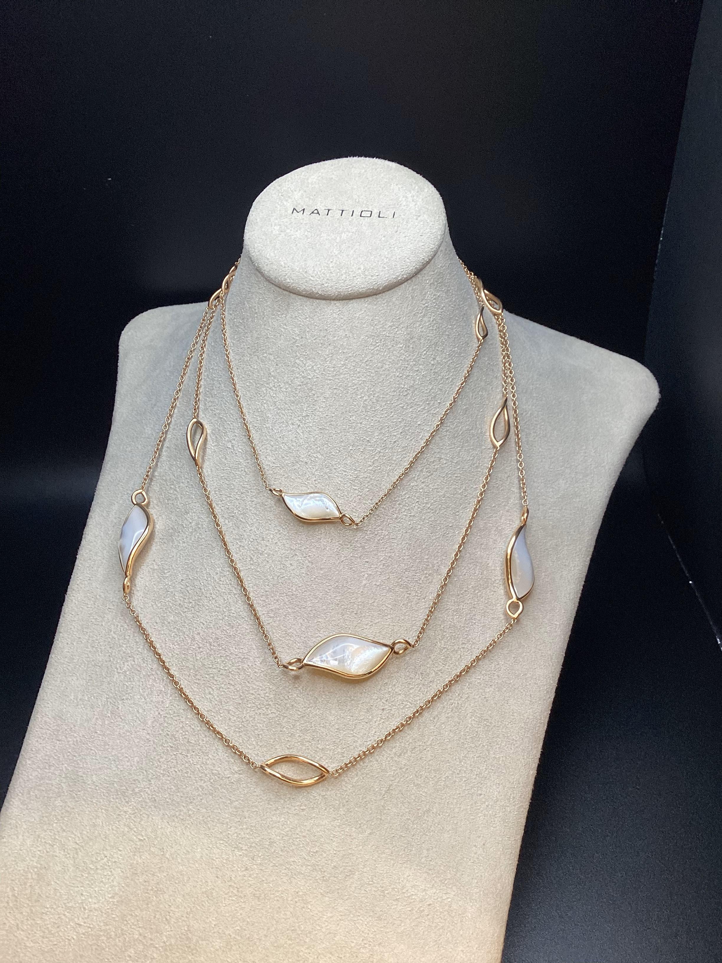 Women's Mattioli Navettes Sautoir Necklace For Sale