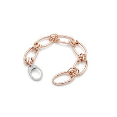 Bracciale Mattioli New Hiroko Collection in oro rosa 18k e diamanti brown