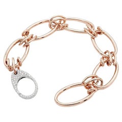 Mattioli Neues Hiroko Collection Armband aus 18 Karat Roségold mit weißen Diamanten