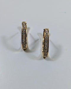 Mattioli New Puzzle Large Earrings 18k yellow Gold and Diamonds