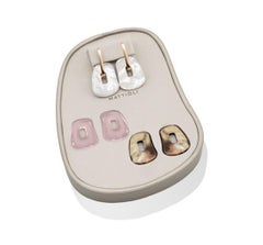 Mattioli Puzzle 18k Gold & Diamonds Medium Size Earrings Kit of Three