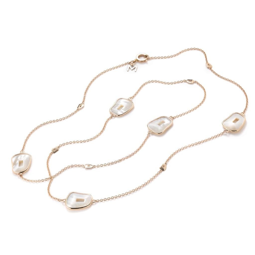 Collana Mattioli Puzzle Collection in oro rosa 18 carati
Misure 90 cm 
Richiedi la disponibilità se in magazzino spedizione immediata
Se necessario, il tempo di produzione è di 4-5 settimane 
Anche bracciale, anelli, orecchini e ciondoli