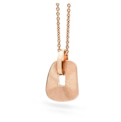 Mattioli Puzzle 18k hand engraved Rose gold & diamonds pendant