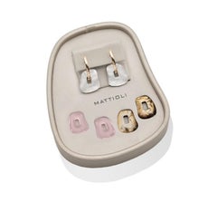 Mattioli Puzzle 18k Rose or white Gold Small Size Earrings kit of 3