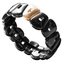 Mattioli Puzzle Black Ceramic Collection 18K rose gold