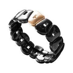 Mattioli Puzzle Black Ceramic Collection 18K yellow gold