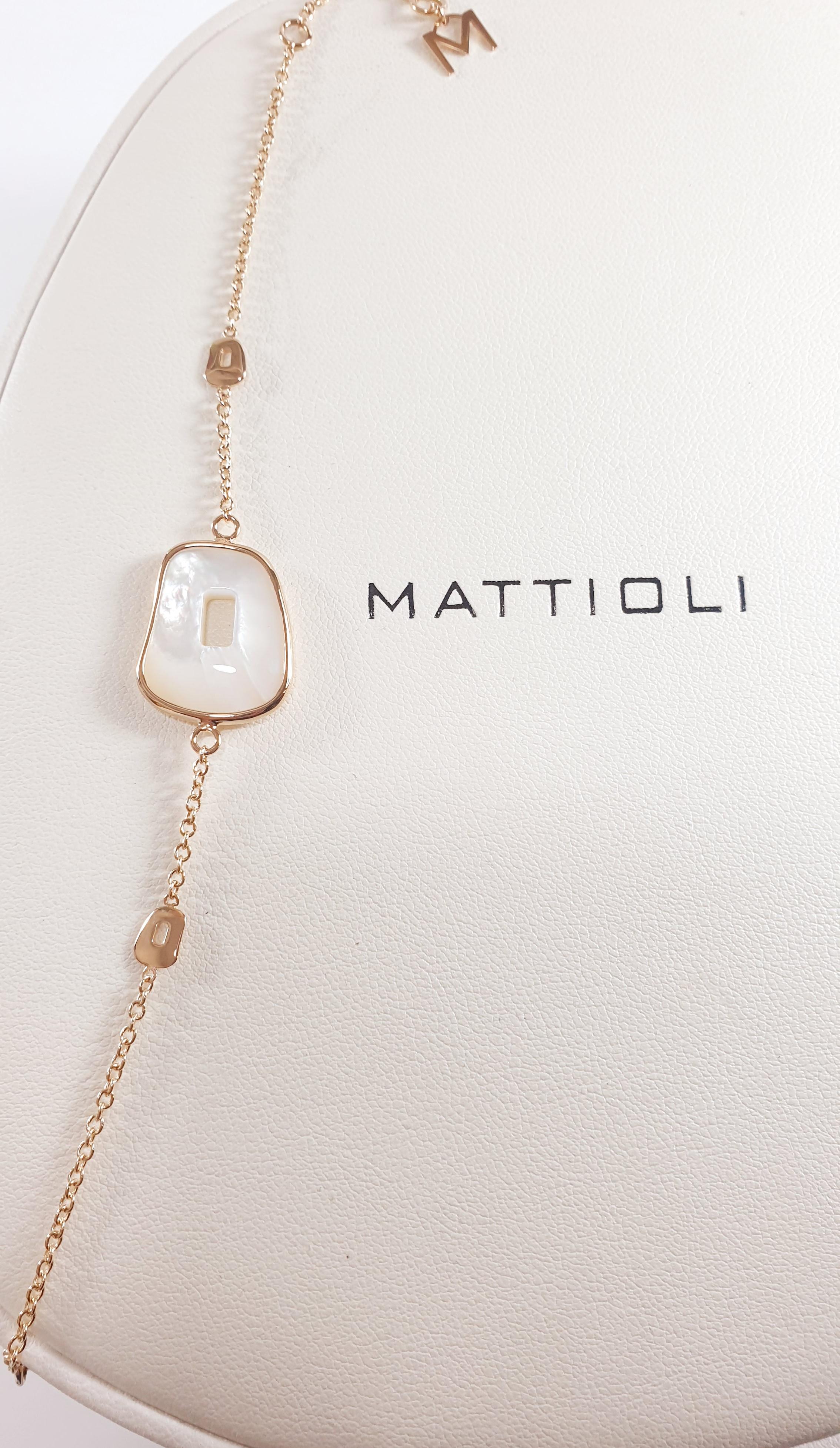 Mattioli Puzzle Bracelet Rose Gold In New Condition For Sale In Bilbao, ES