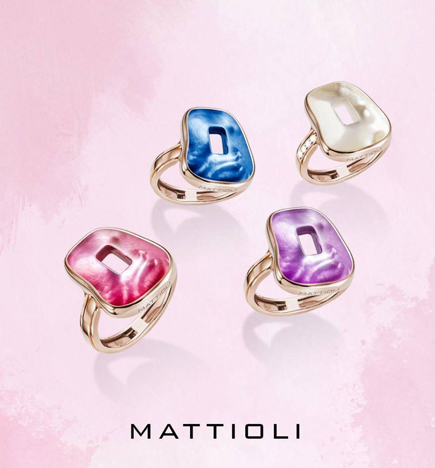 Mattioli Puzzle Collection, Ring aus 18 Karat Roségold mit Diamanten und 3 Puzzles (Rosenschliff)