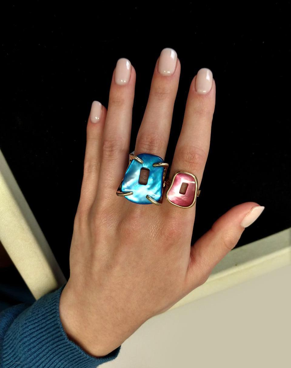 Mattioli Puzzle Collection, Ring aus 18 Karat Roségold mit Diamanten und 3 Puzzles Damen