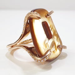 Mattioli Medium Puzzle Collection 18 Karat Gold Ring with Diamonds