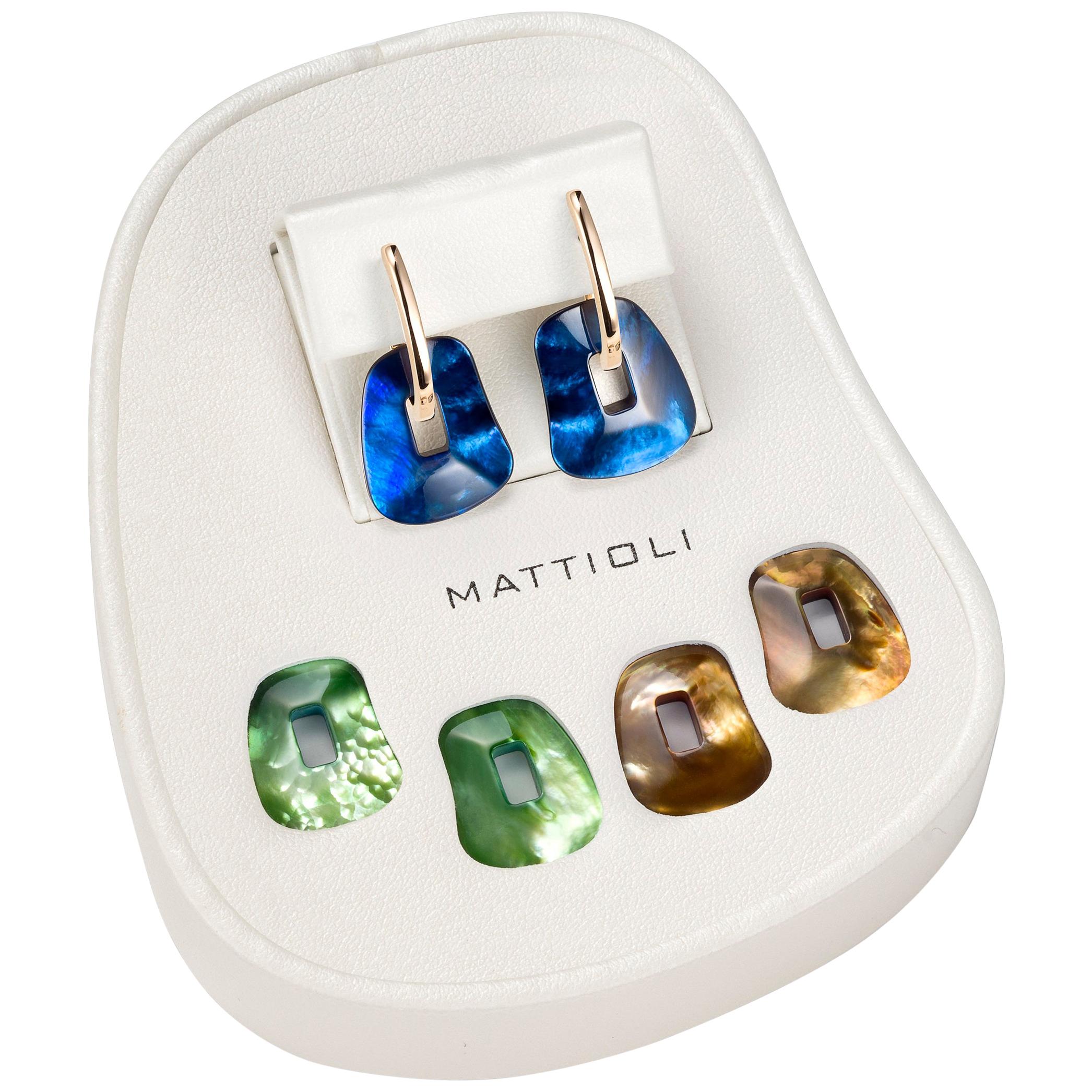 Mattioli Puzzle Collection 18 Karat Rose, White and Yellow Gold Small Size For Sale