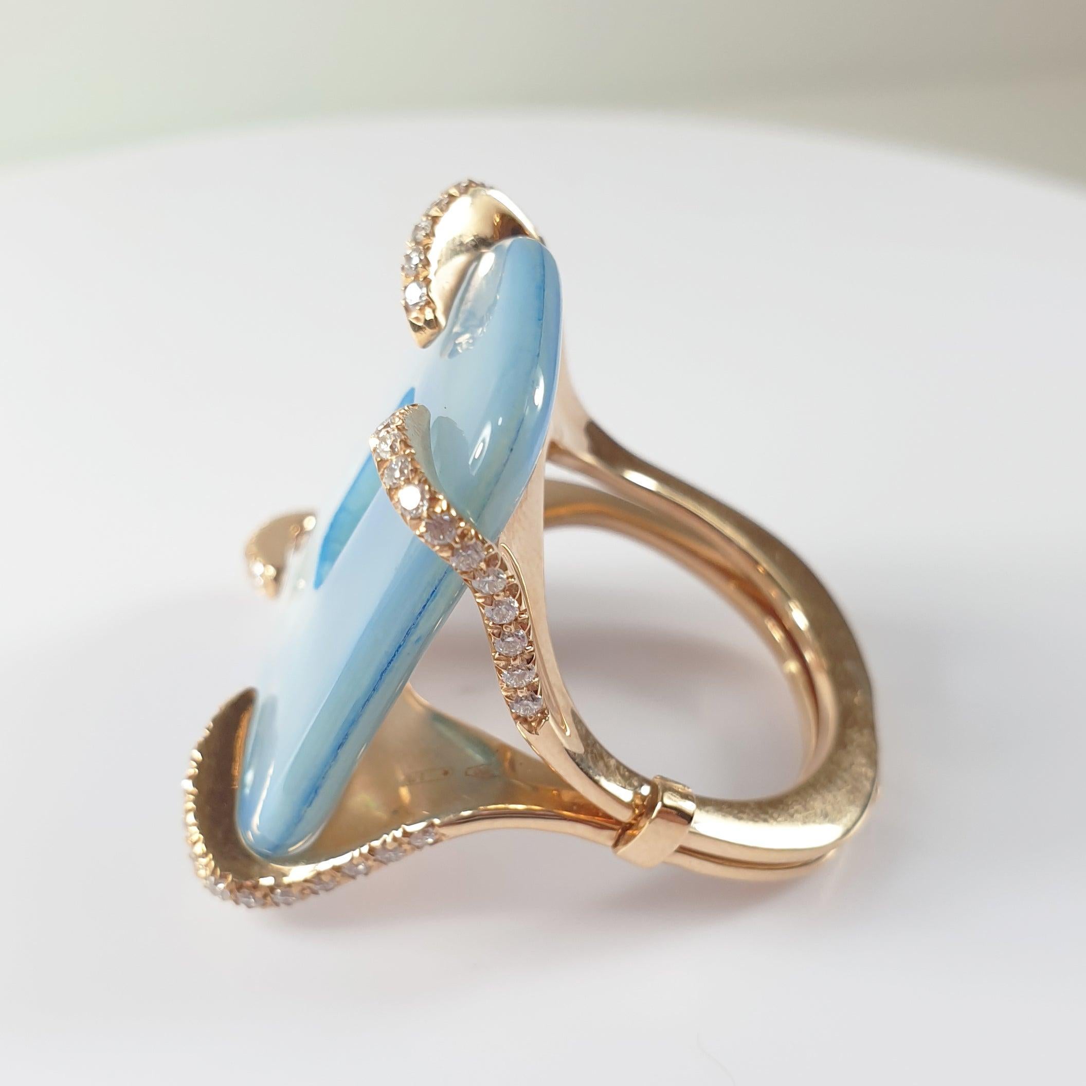 in vendita:  Anello Mattioli Puzzle Collection in oro 18 carati con diamanti 2