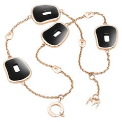 Mattioli Puzzle Collection Or rose 18k &  bracelet en céramique noire