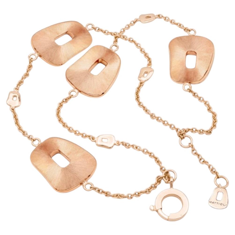 Bracciale Mattioli Puzzle Collection'S in oro rosa 18 carati in vendita