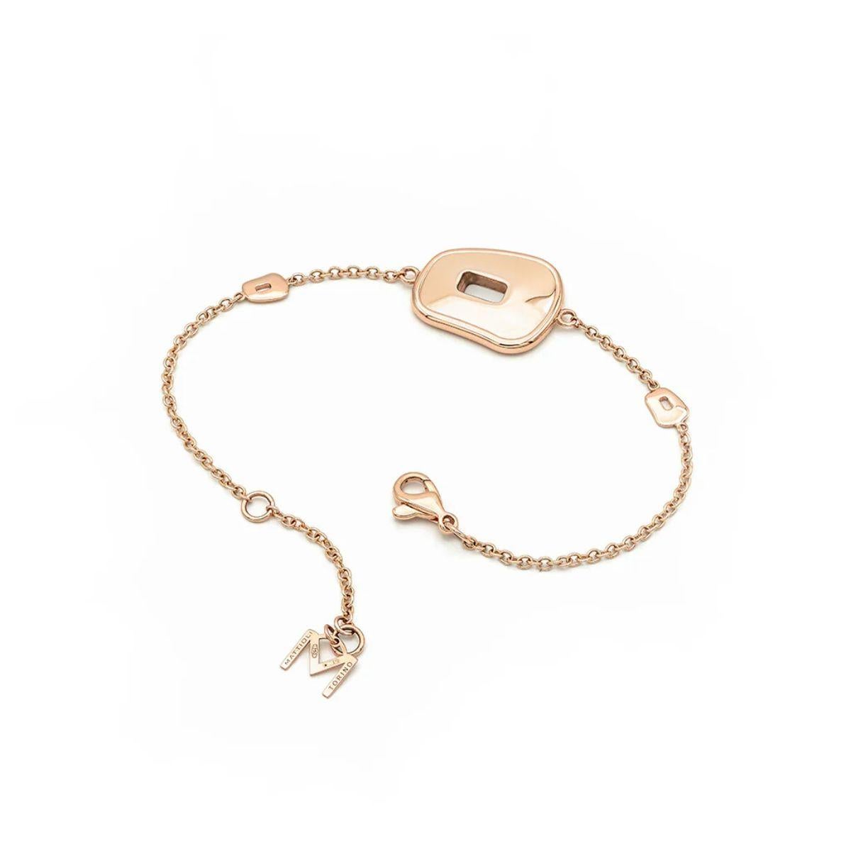 Mattioli Puzzle Collectional Or rose 18k  Bracelet en céramique blanche & Whiting en vente 2