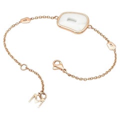 Mattioli Puzzle Collection 18k rose Gold & natural mother of pearl bracelet