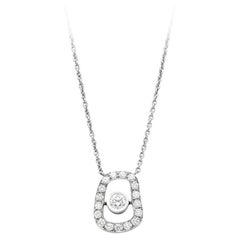 Mattioli Puzzle Diamonds Pendant in 18k White Gold and White Diamonds
