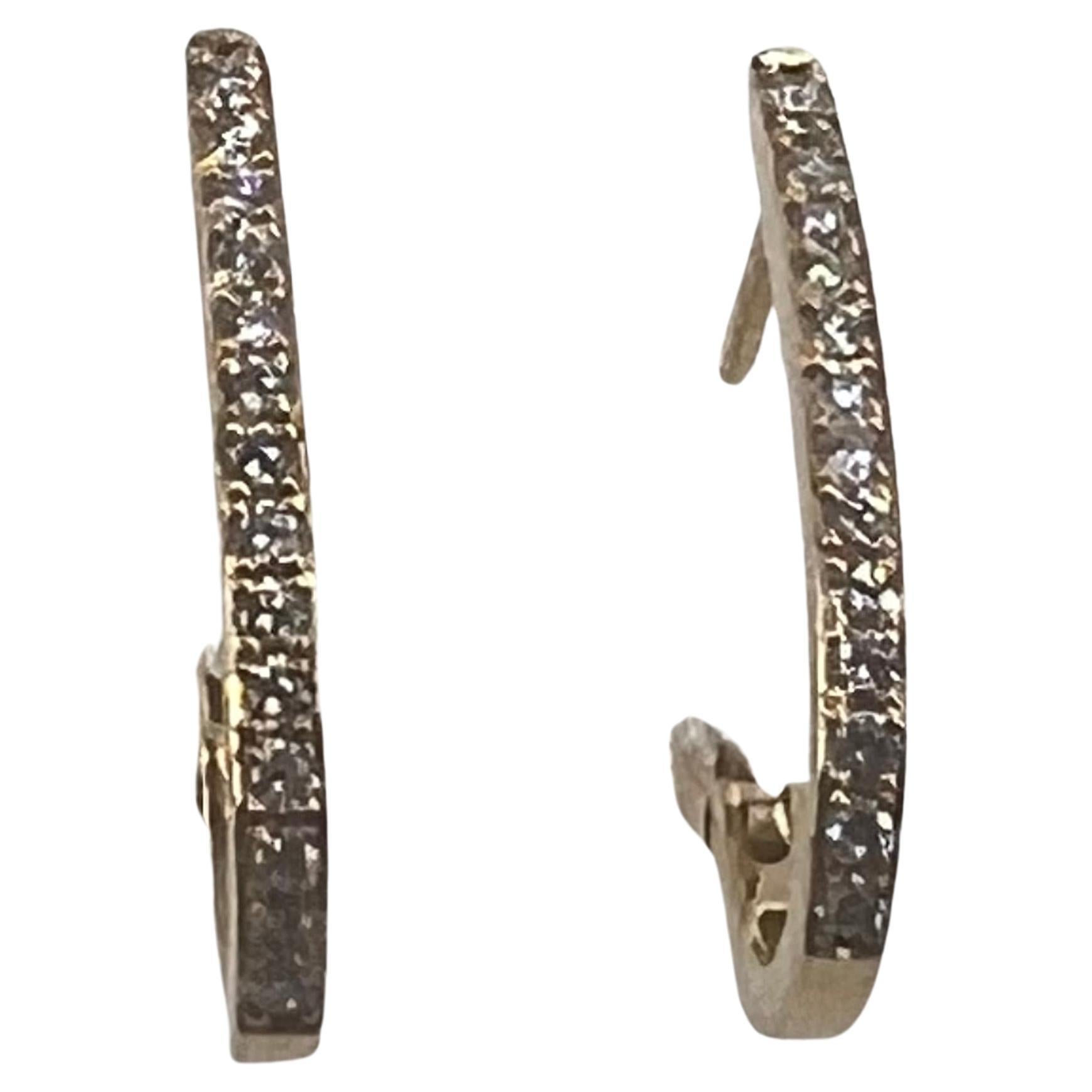 Mattioli Puzzle Large Earrings 18 Karat Yellow Gold and Diamonds For Sale