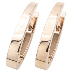 Mattioli Puzzle Large Hoop Earrings, in 18k rose gold