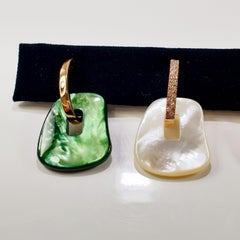 Mattioli Puzzle Medium 18 Karat Rose Gold Medium Size Earrings