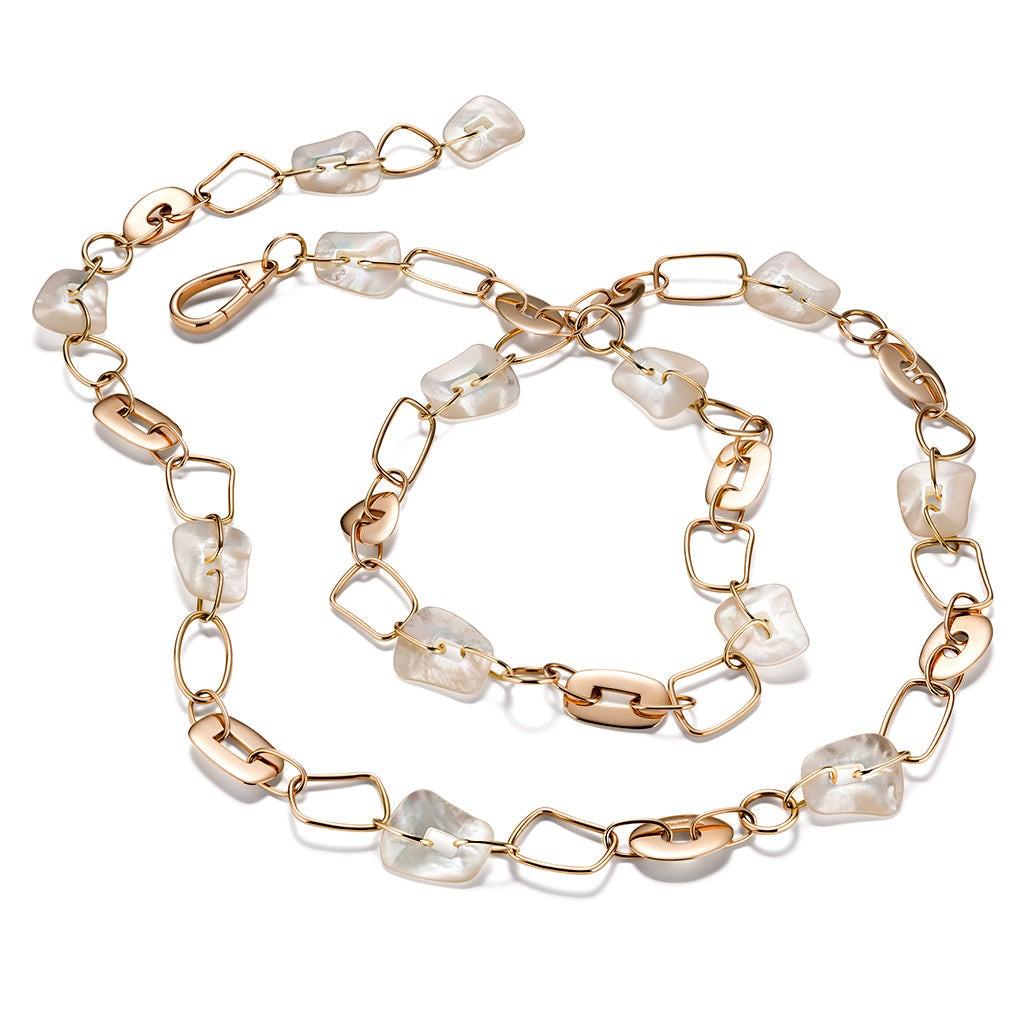 Collana Puzzle di Mattioli in oro rosa e bianco 18 carati. Diamanti bianchi In condizioni Nuovo in vendita a Bilbao, ES