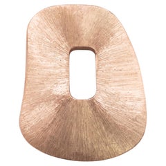 Mattioli Puzzle Small Earring Hoop 18k Rose gold, Engraved