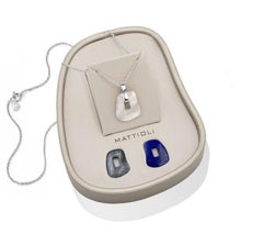 Mattioli Puzzle Small Pendant in 18k Rose Gold and three puzzles