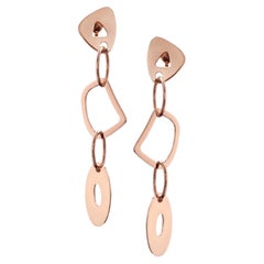 Pendientes «Puzzle Solo» de Mattioli en oro rosa de 18k