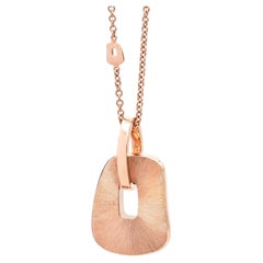 Mattioli Puzzle Solo Hand-Engraved Maxi Pendant In 18K Rose Gold