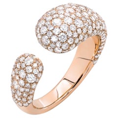 Mattioli Ring Hiroko Collection'S aus 18k Roségold und weißen Diamanten