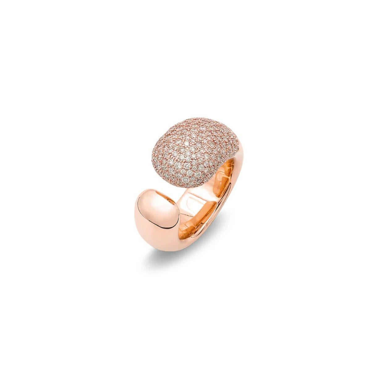 Contemporain Mattioli Rose Gold 18 Karat Big Ring Hiroko Collectional en vente