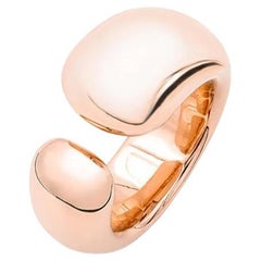 Mattioli Rose Gold 18 Karat Big Ring Hiroko Collectional