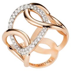 Mattioli  Rose Gold 18 Karat Ring Hiroko Collection