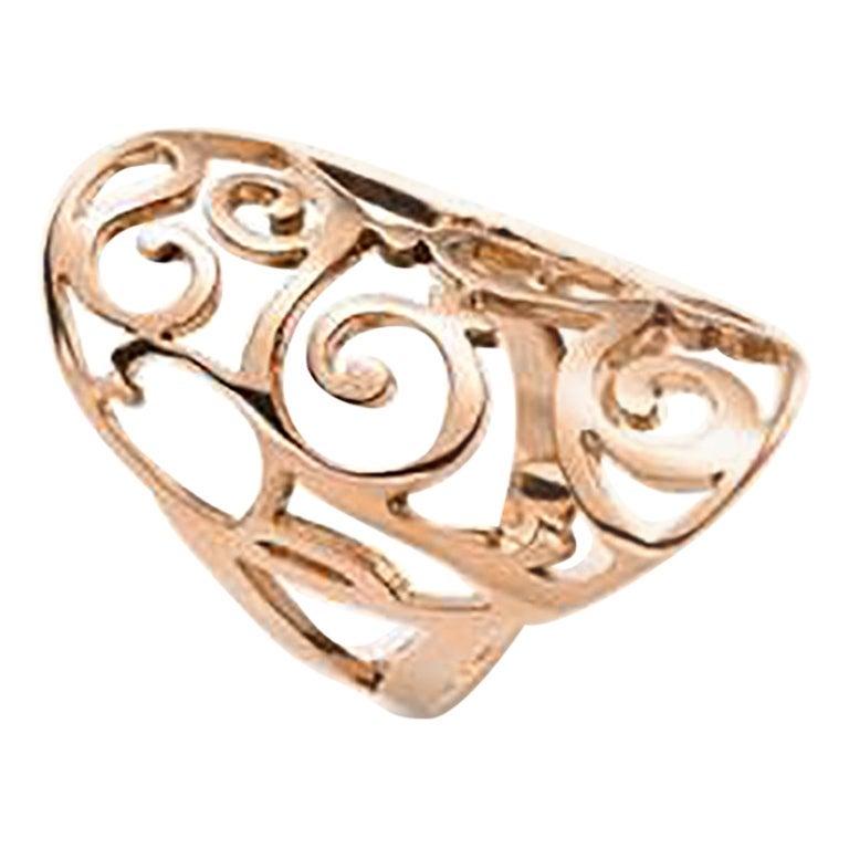 For Sale:  Mattioli Siriana Ring in 18 Karat Rose Gold