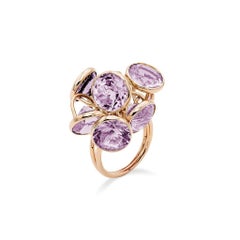 Mattioli Smarties Amethyst 18k Gold Ring