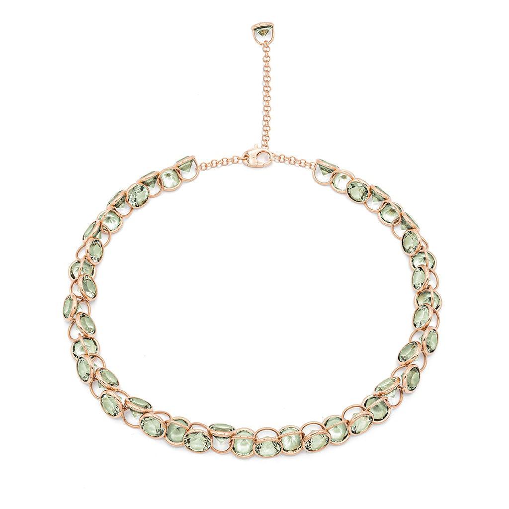in vendita:  Anello Mattioli Smarties Prasiolite in oro 18k 8