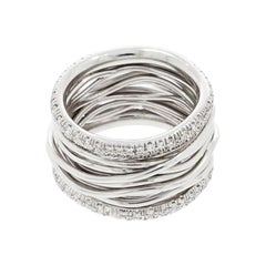 Bague en or blanc avec diamants Mattioli Tibet