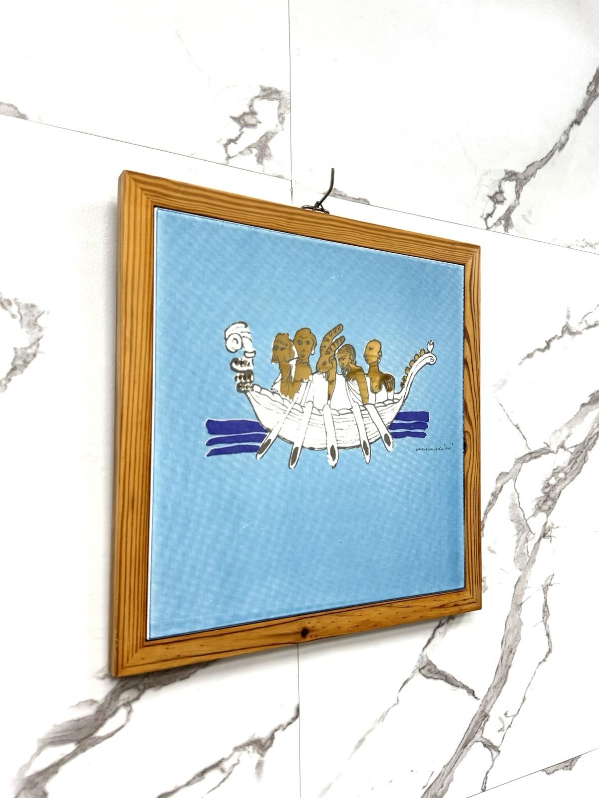 Mattonella Ceramica Gli Ori Di Taranto Art Design (Moderne der Mitte des Jahrhunderts) im Angebot