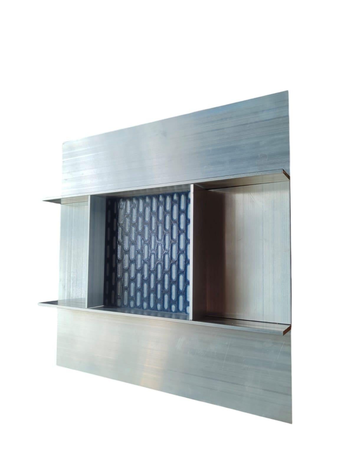 Azulejo de cerámica de Gio Ponti para Richard Ginori años 60 con marco Italian en venta