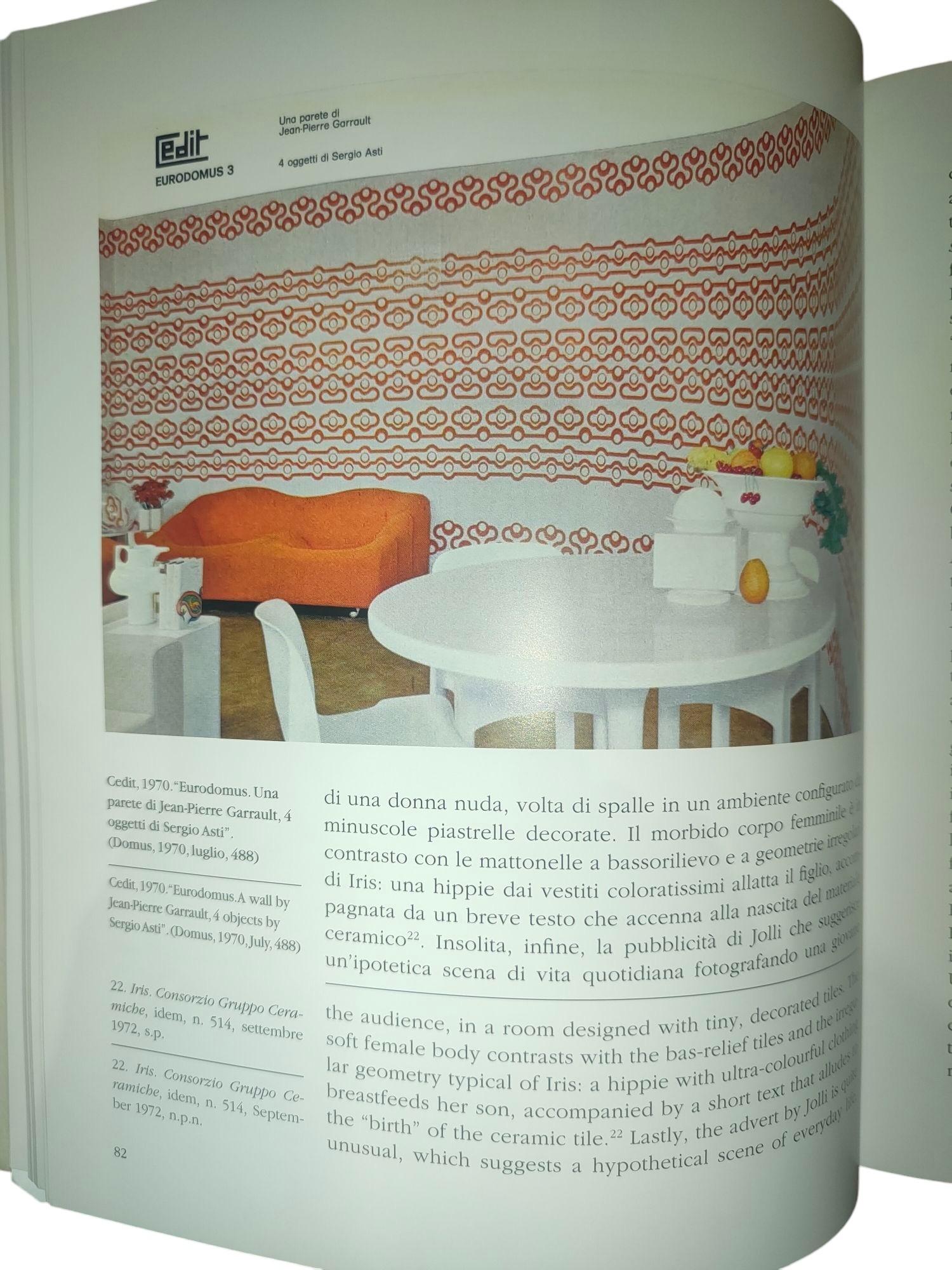 azulejos de cerámica diseño Jean - Pierre Garrault - delord 1970 en marco en Bueno estado para la venta en taranto, IT
