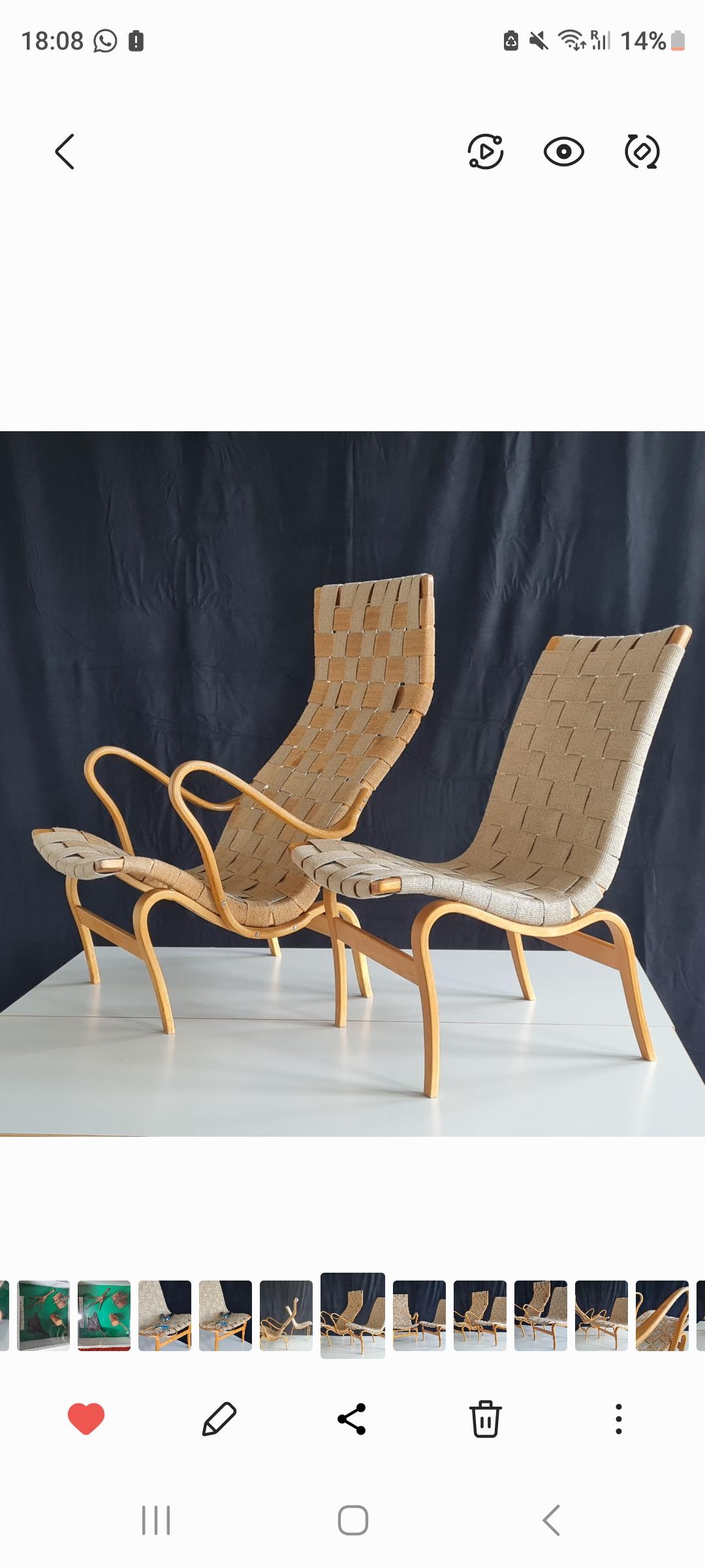 Mid-Century Modern Mattson Original Eva lounge chair from 1962 For Sale