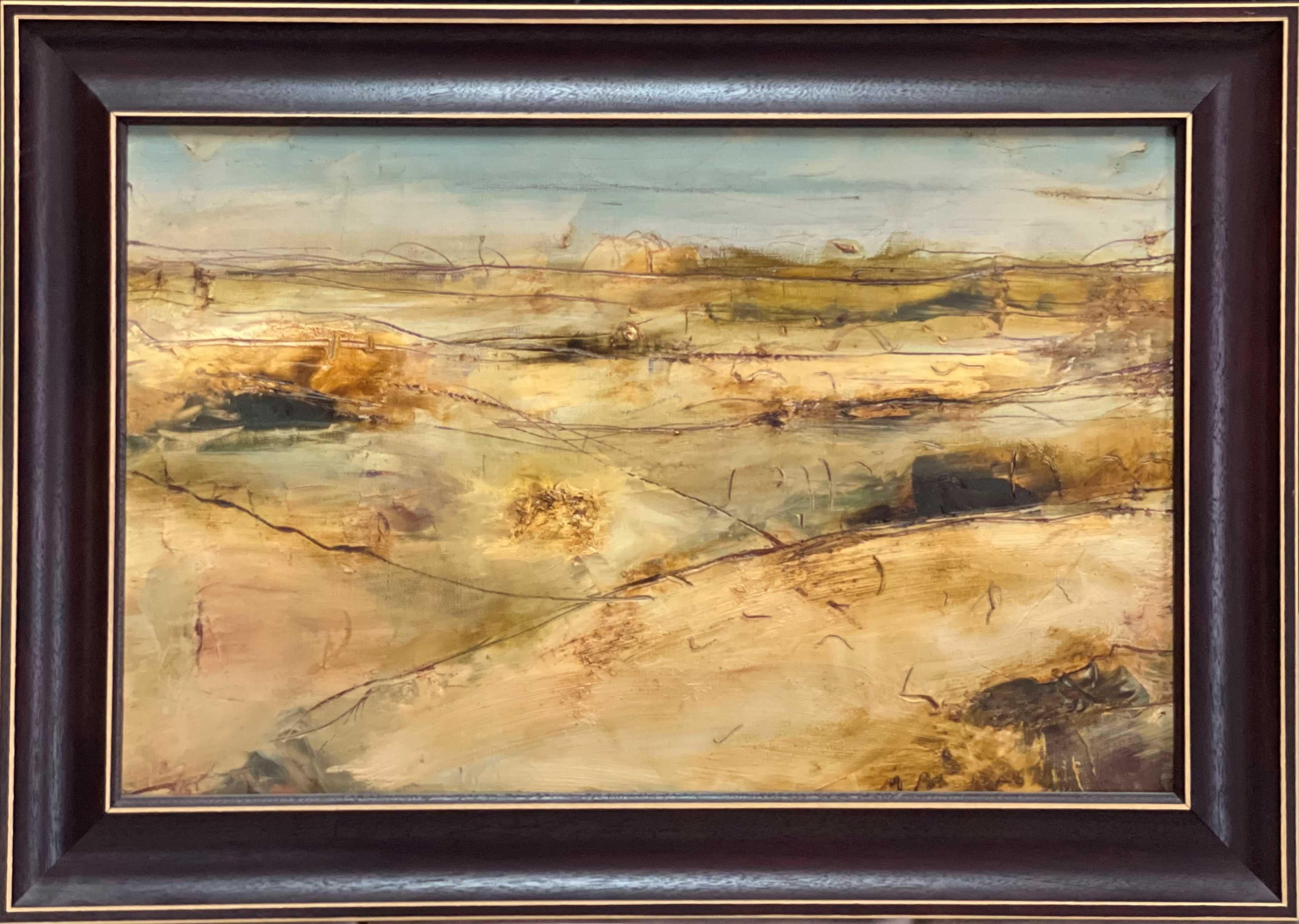 Matviy Vaisberg Landscape Painting - Judaic Desert
