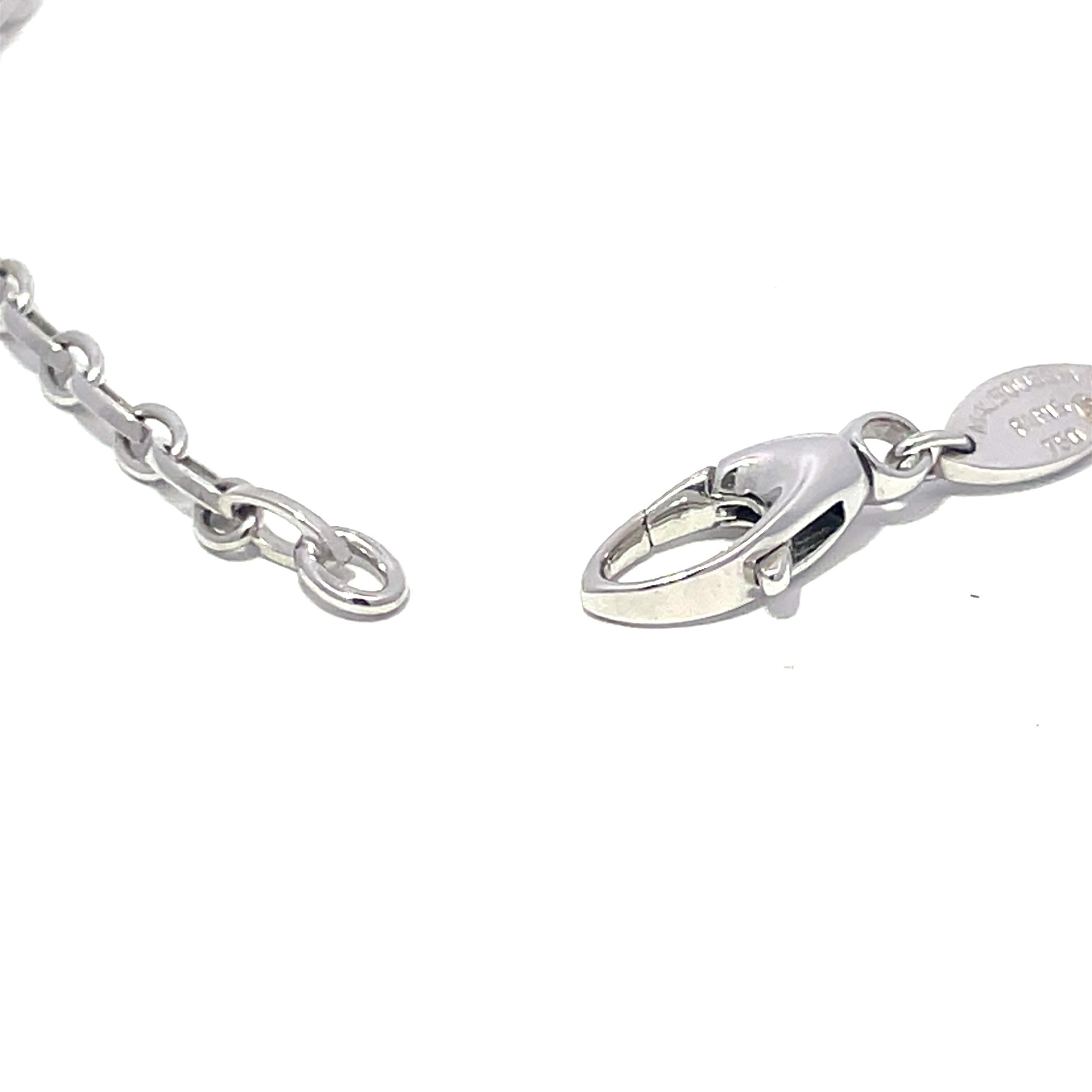 Moderno Bracciale Maubousin in oro bianco 18 carati in vendita