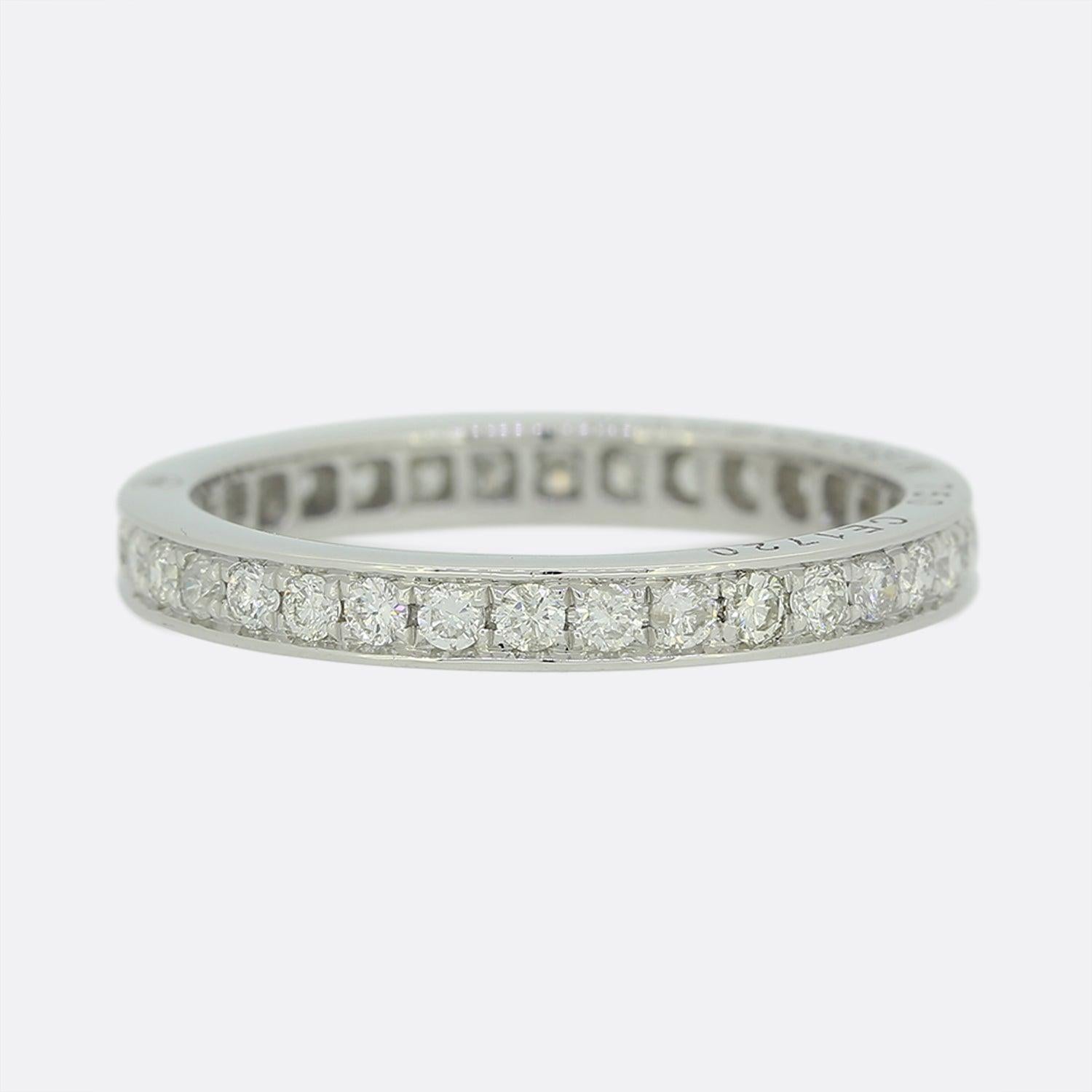 Brilliant Cut Mauboussin 0.60 Carat Diamond Full Eternity Ring For Sale