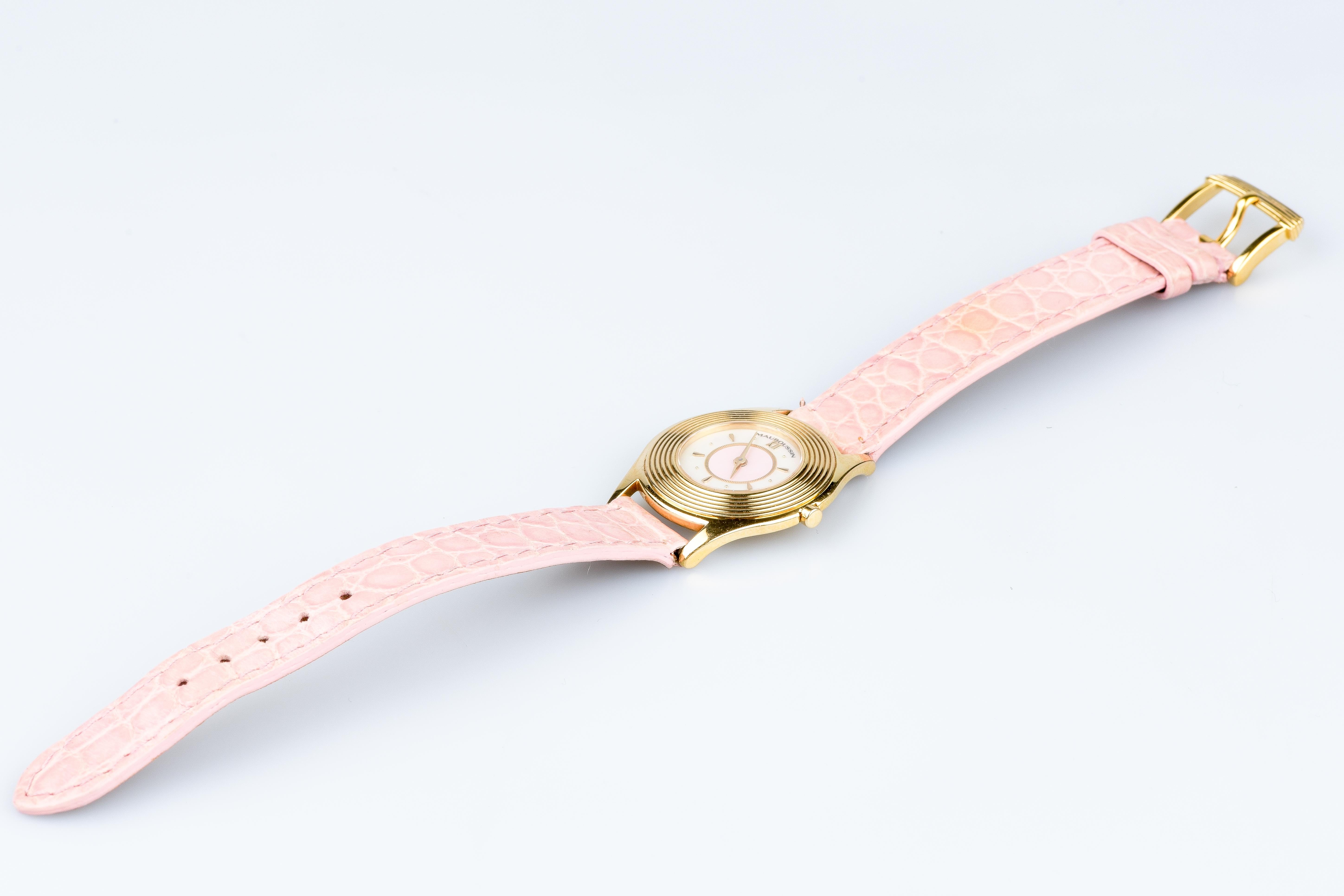 Women's Mauboussin 18 carat yellow gold watch
